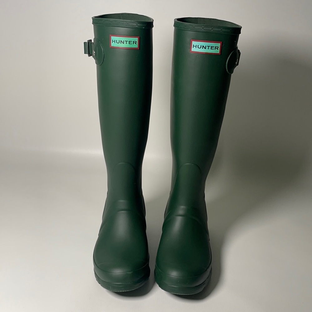 Hunter Tall Rain Boots - sz 37EU / US6 - Picture 1 of 7